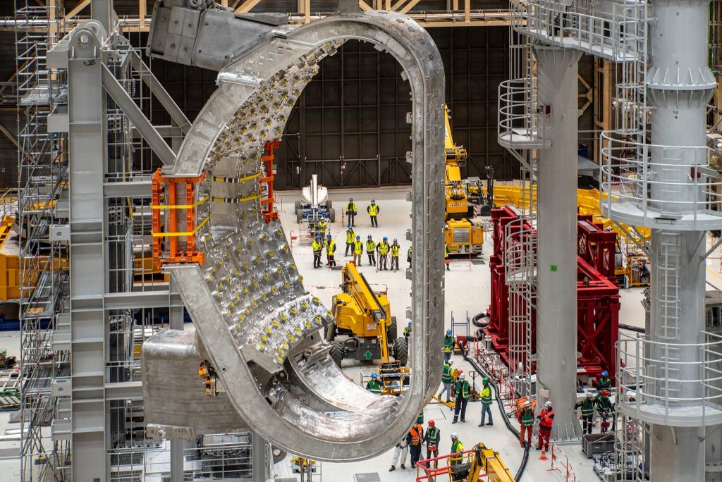 Cantiere progetto ITER – Credit: ITER