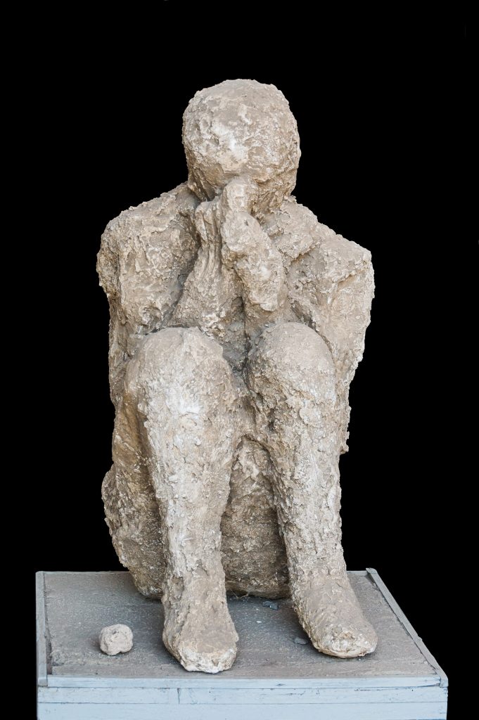 Uomo pietrificato Pompei