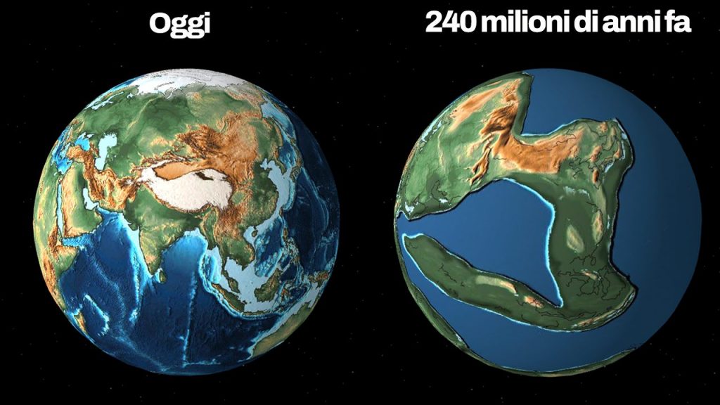 Come appariva la Terra 240 milioni di anni fa – Credit Ian Webster, DinosaurPictures.org