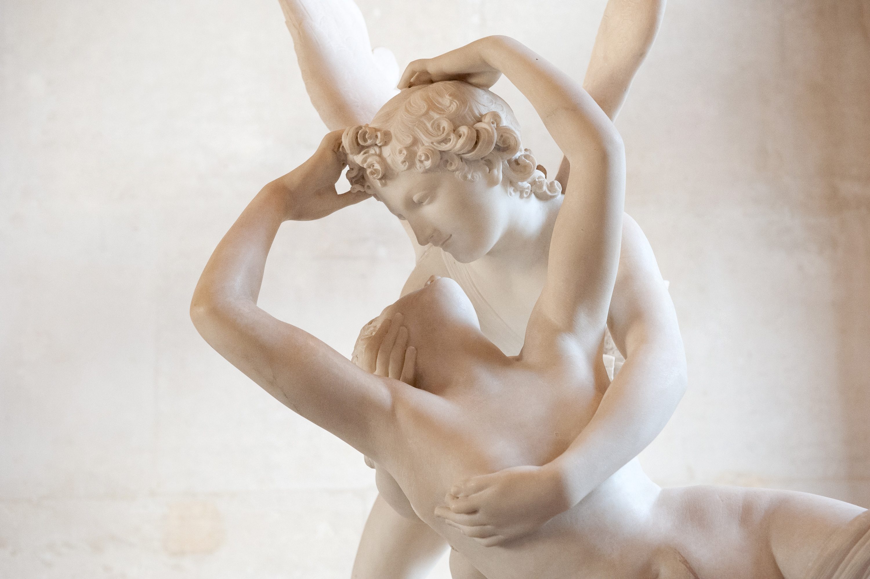 amore e psiche marmo