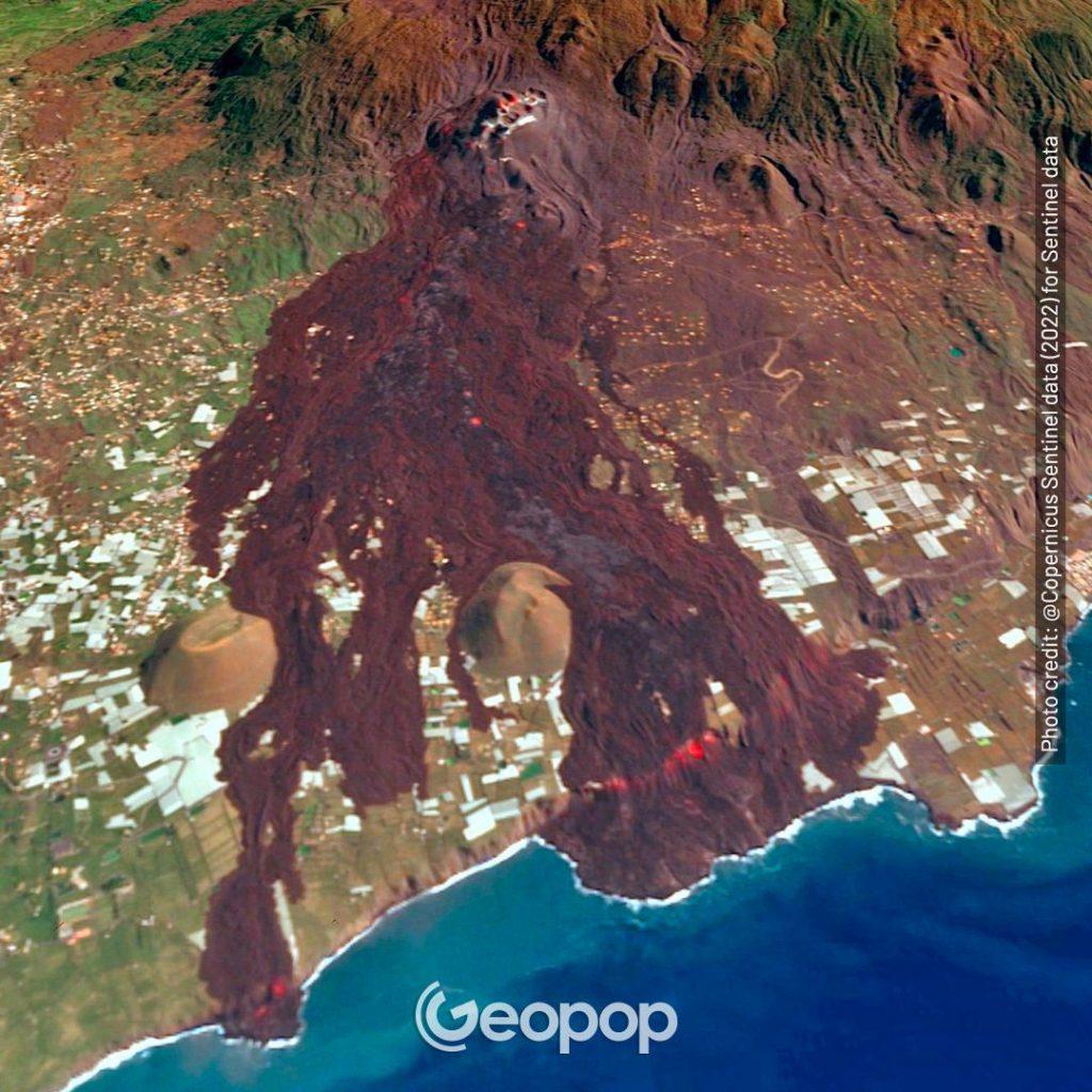 Rendering La Palma post eruzione