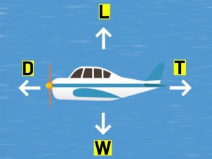 Le 4 forze in gioco che permettono a un aereo di volare