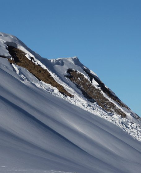 valanga di neve a ldebole coesione