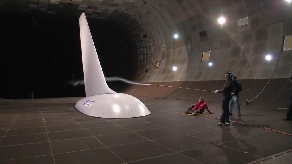 Foto Nasa– Test visivo su una deriva di un Boeing