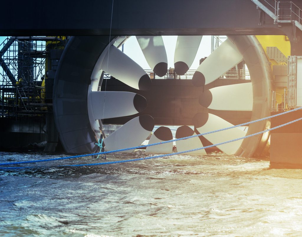Turbina mareomotrice
