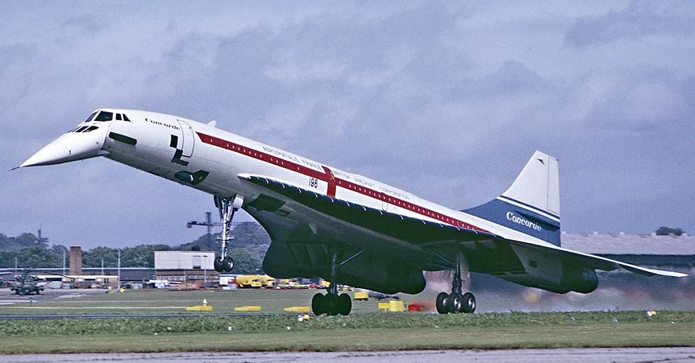 Il muso del concorde in posizione ribassata (credit: Steve Fitzgerald)