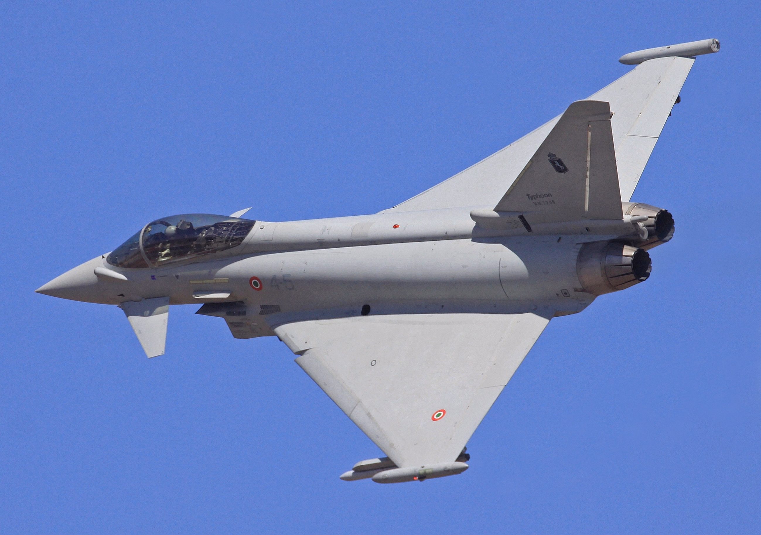 Eurofighter Typhoon dell’AMI presso l’Aero India 2011 (Copyright Eurofighter–Mader5).