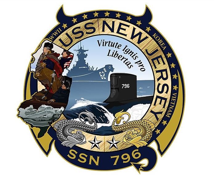 Stemma USS New Jersey (credit: US Navy)