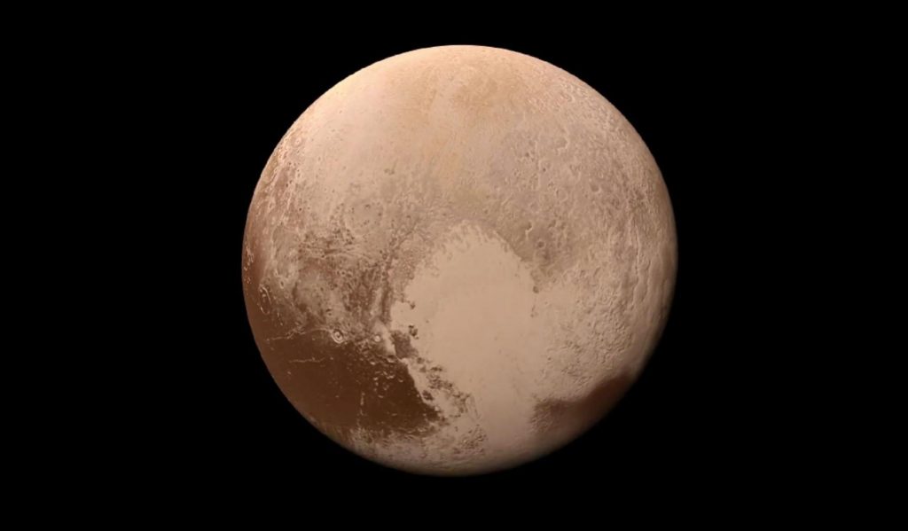 Plutone (credit: NASA/Johns Hopkins University Applied Physics Laboratory/Southwest Research Institute).
