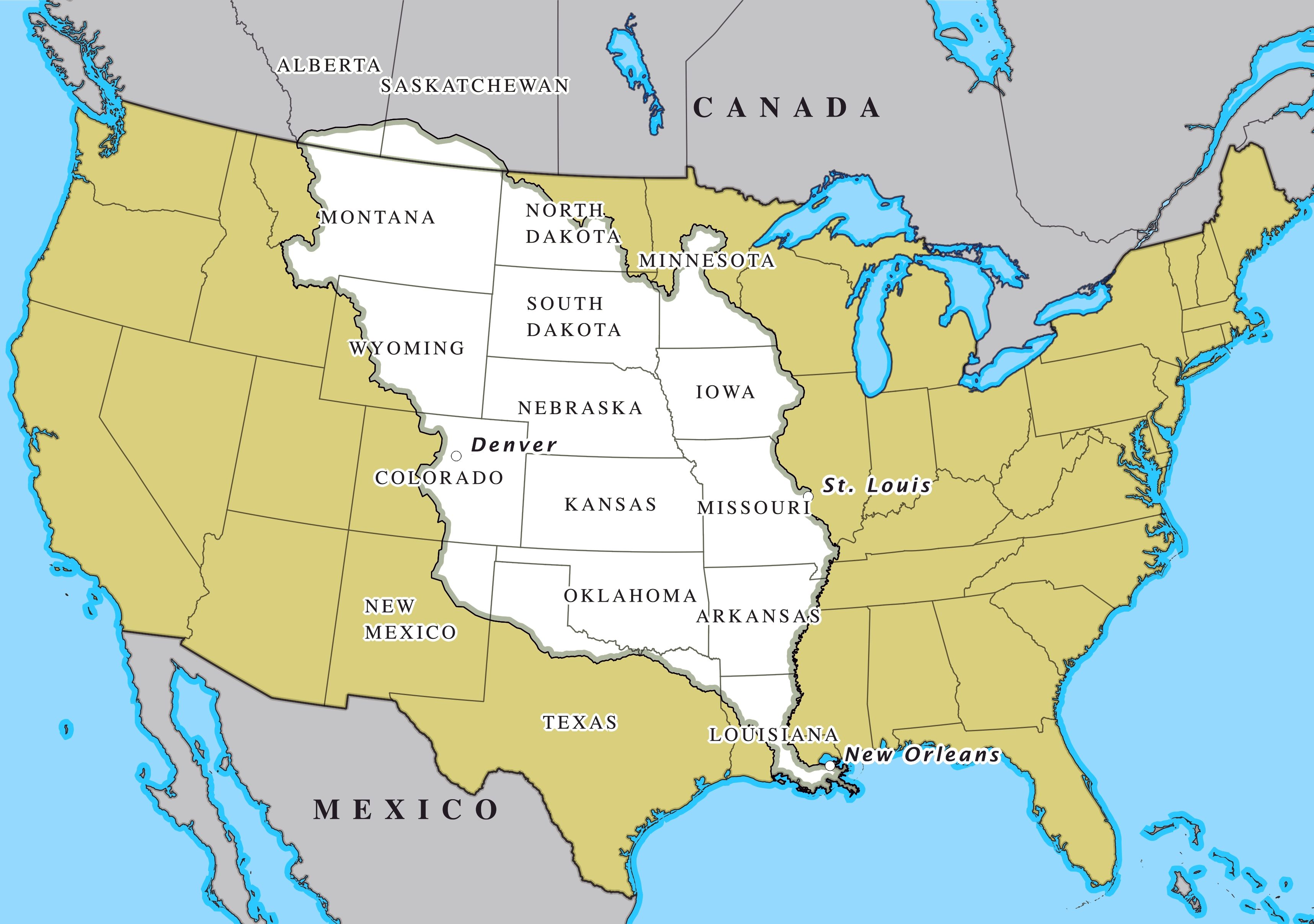 L’acquisto della Louisiana (credit William Morris)