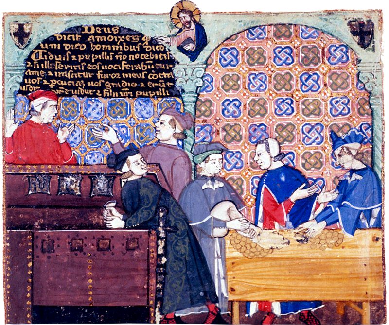 Banchieri italiani del Trecento in un manoscritto d’epoca