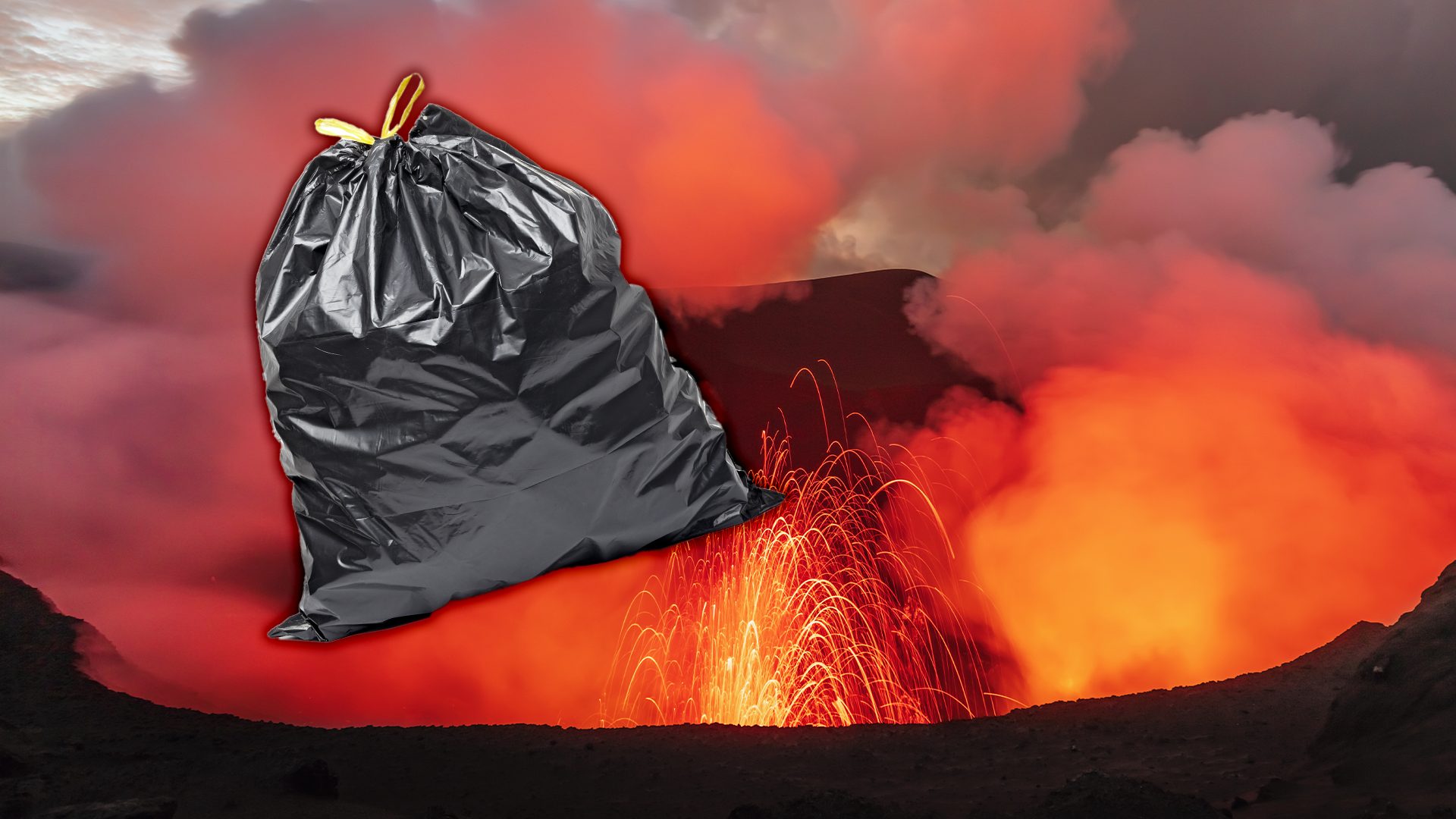 vulcano spazzatura