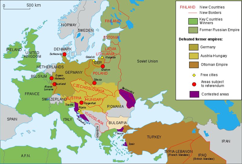 Cambiamenti territoriali dopo la guerra