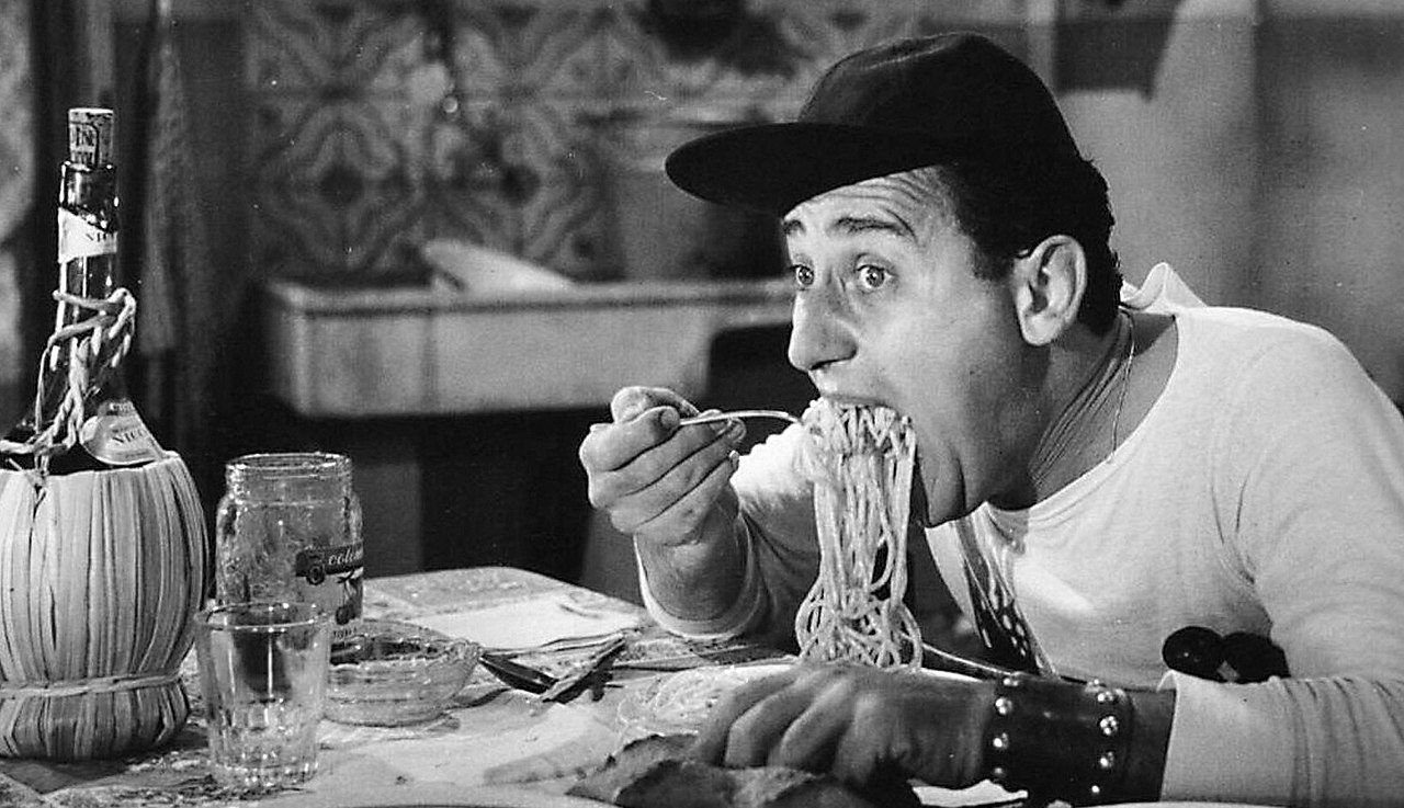 Il celebre film "Un americano a Roma"