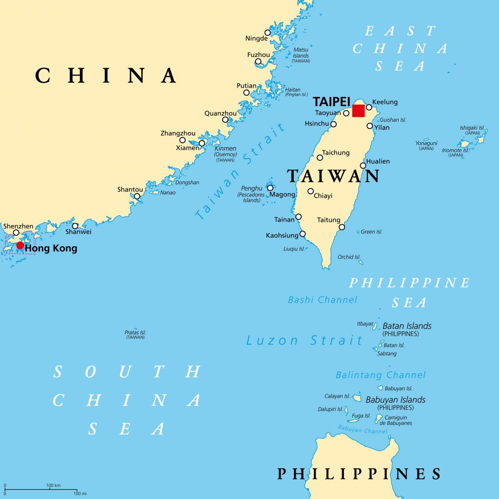 Mappa Taiwan